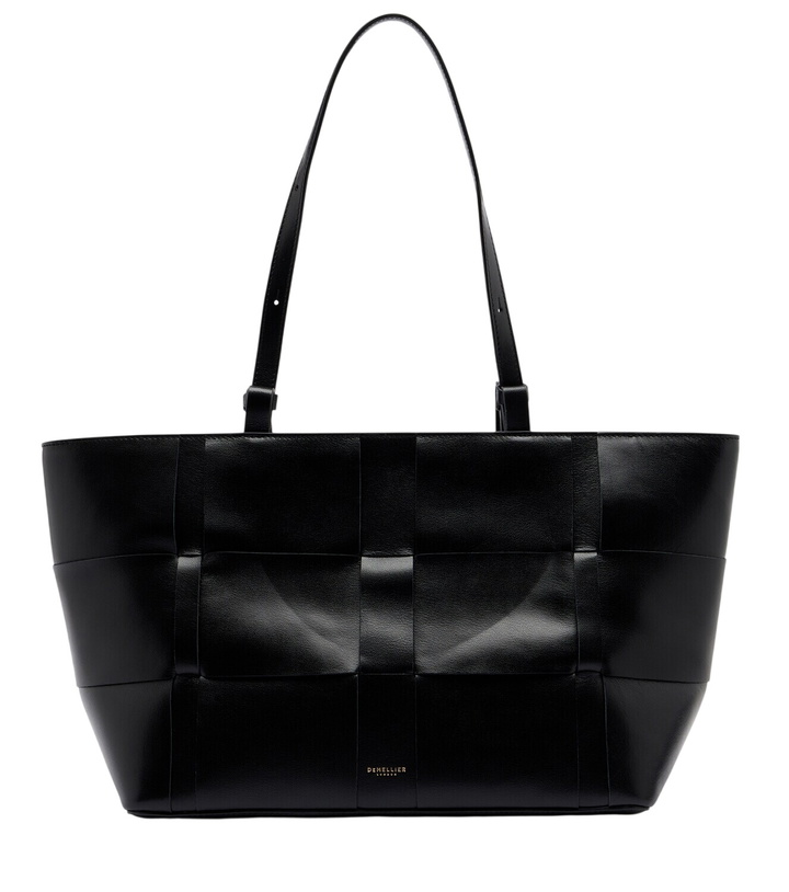 Photo: DeMellier Florence Large woven leather tote bag