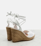 Aquazzura Carina leather espadrille wedges