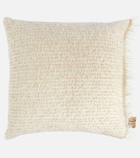 The House of Lyria Ariete wool and cotton cushion