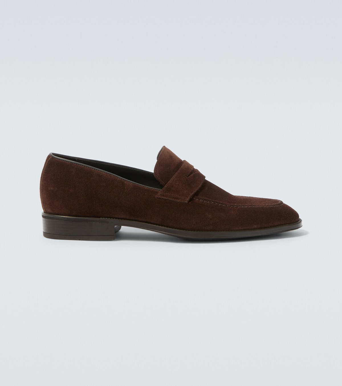 Canali Suede penny loafers