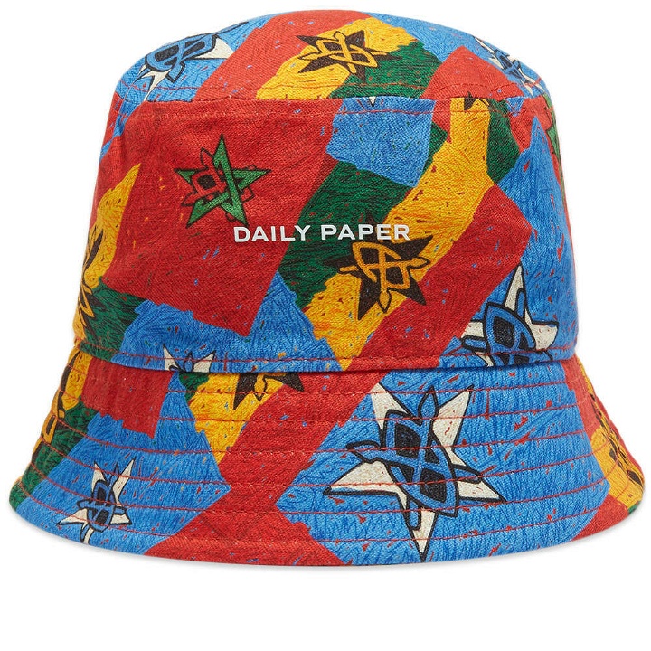 Photo: Daily Paper Rebuk Flag Bucket Hat