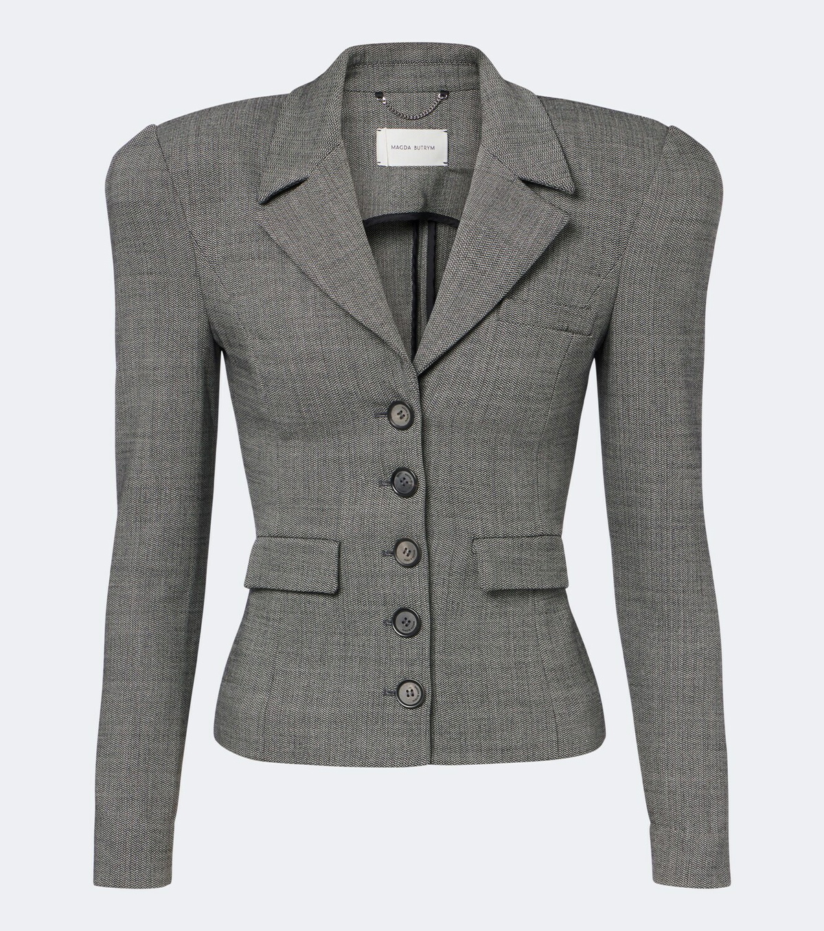 Magda Butrym Herringbone wool-blend jacket