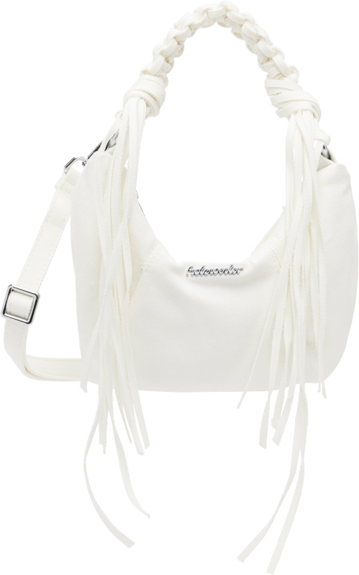 Photo: Holzweiler White Cocoon Micro Denim Bag