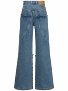 THE ATTICO Mid Rise Baggy Jeans