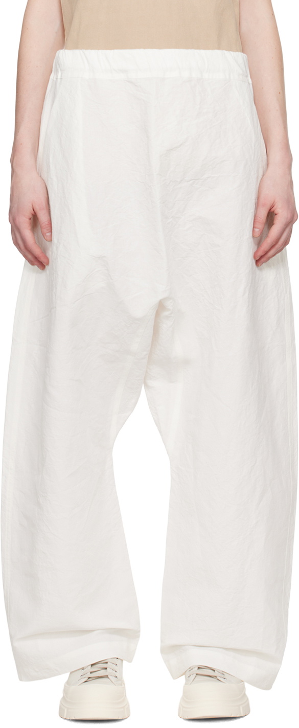 Sofie D'Hoore White Plof Trousers