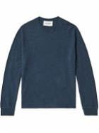 FRAME - Duofold Cotton-Jersey Sweatshirt - Blue