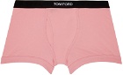 TOM FORD Pink Classic Fit Boxer Briefs