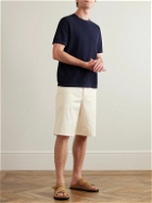Theory - Lucas Ossendrijver Straight-Leg Stretch-Cotton Twill Shorts - White