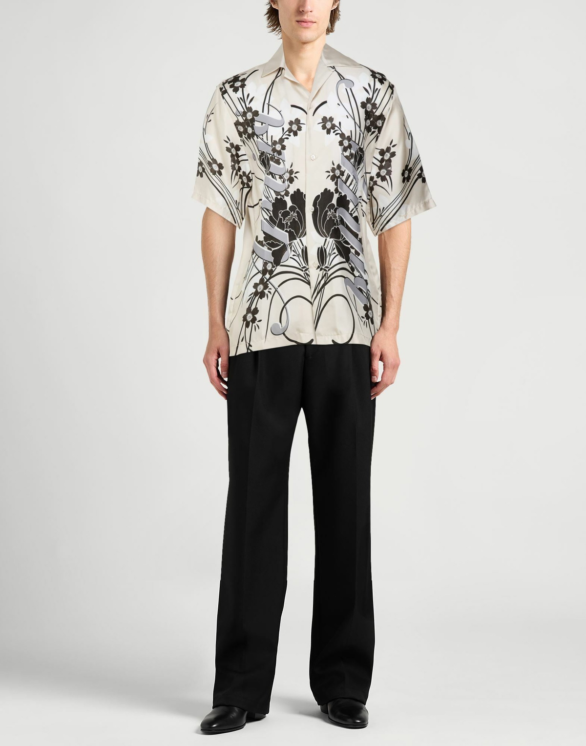 Amiri Mens Shirt Ivory