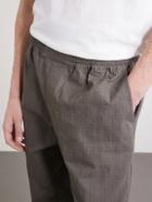 A Kind Of Guise - Banasa Straight-Leg Cotton-Blend Trousers - Brown