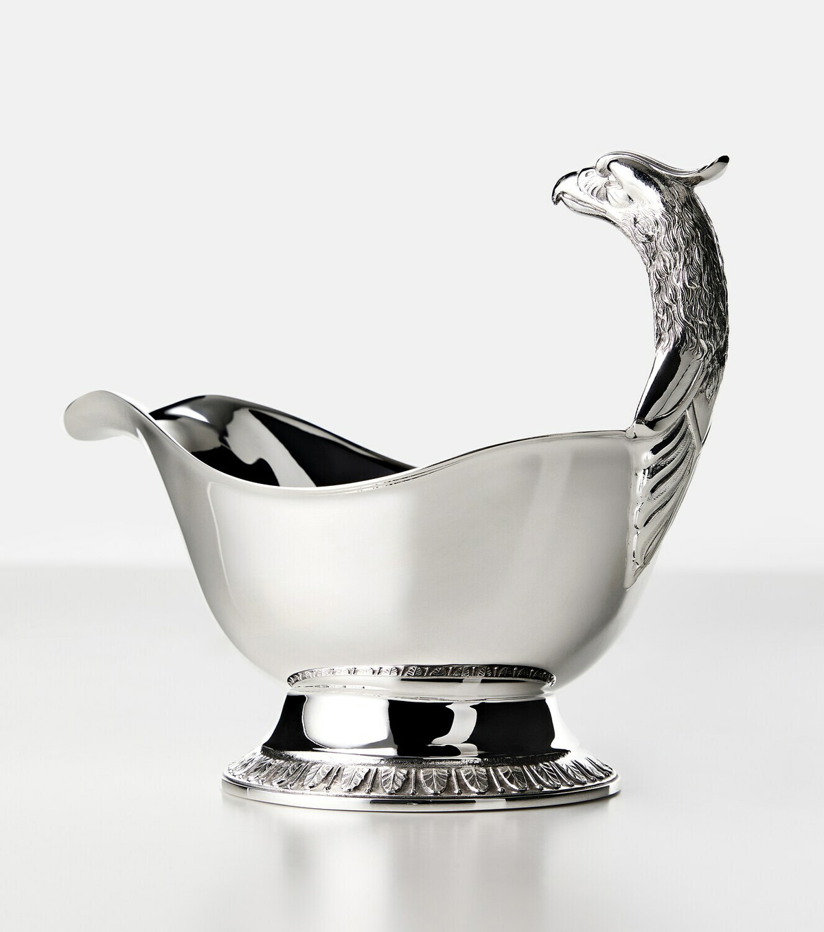 Christofle Malmaison silver-plated gravy boat