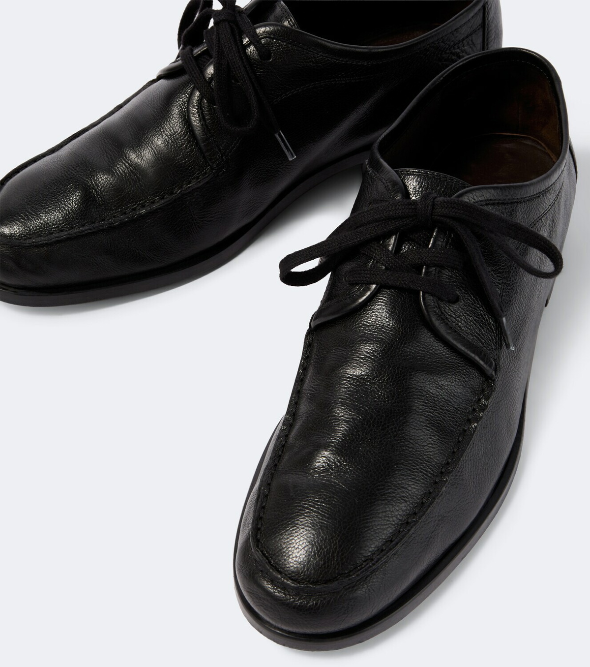 The Row Nino leather Derby shoes