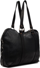 Guidi Black Soft Horse Tote
