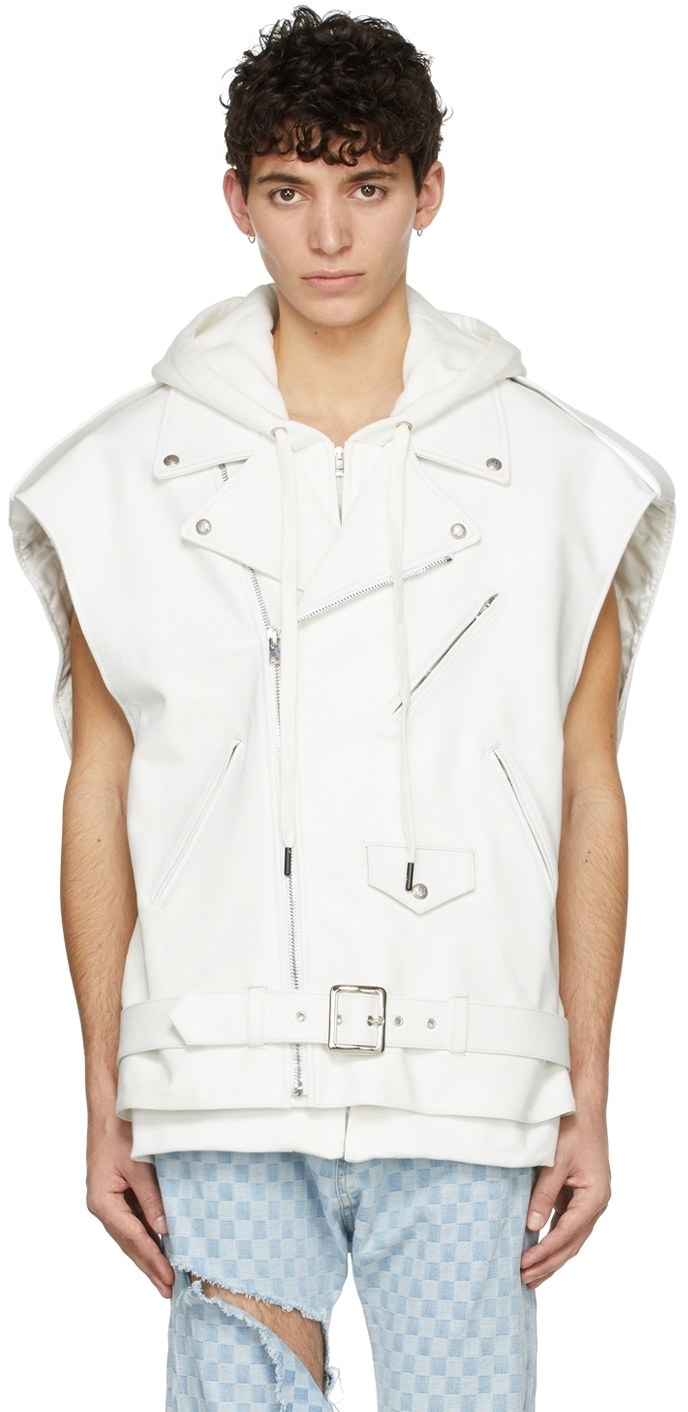 Photo: R13 White Leather Vest