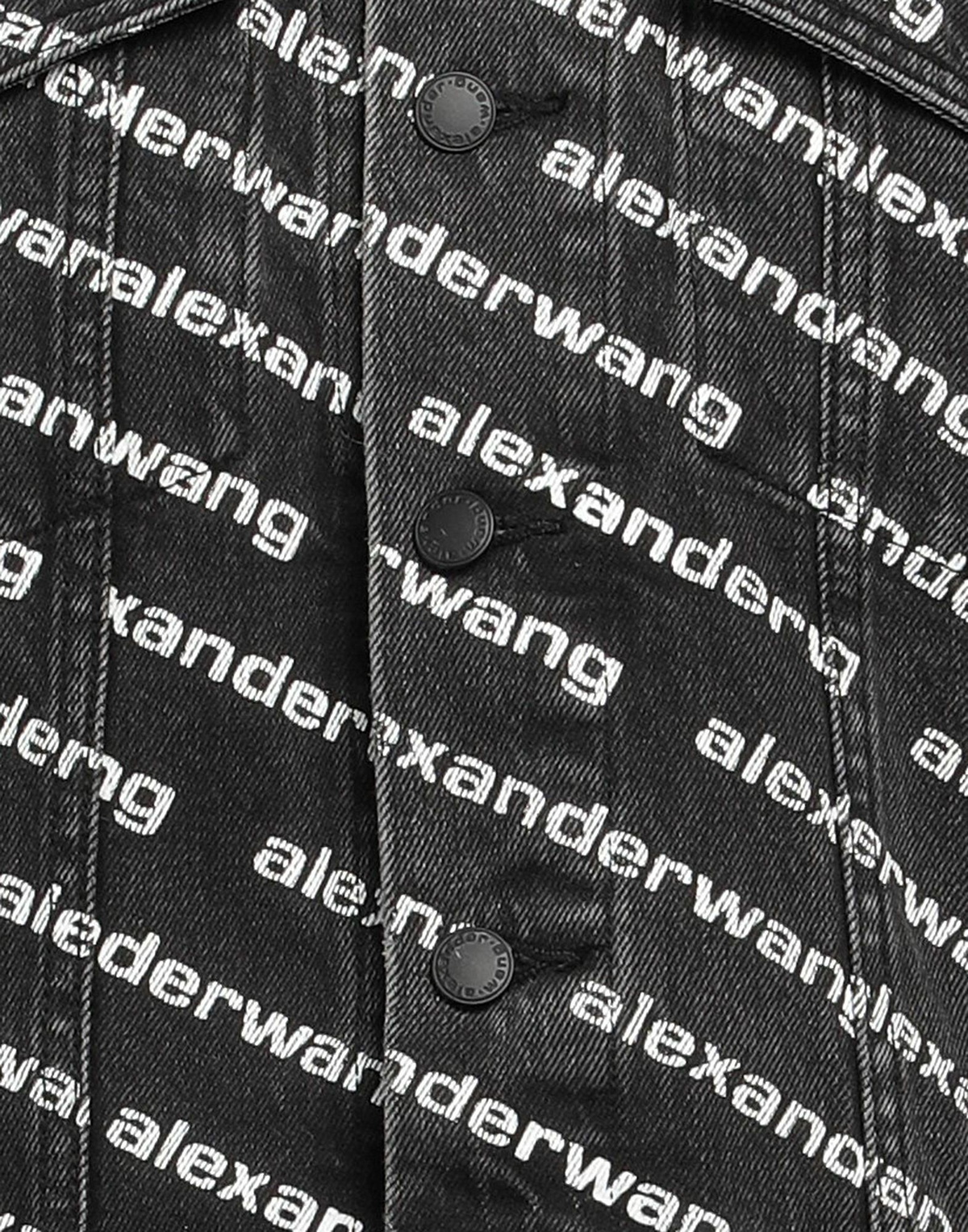 Alexander Wang Womens Denim outerwear in Black
