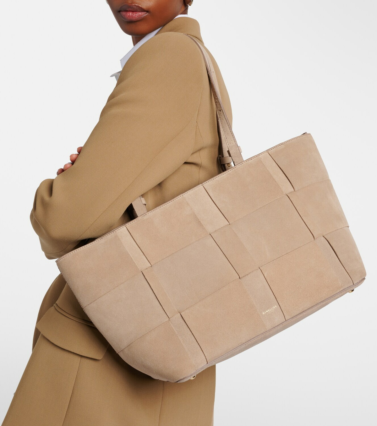 DeMellier Florence Large suede tote bag