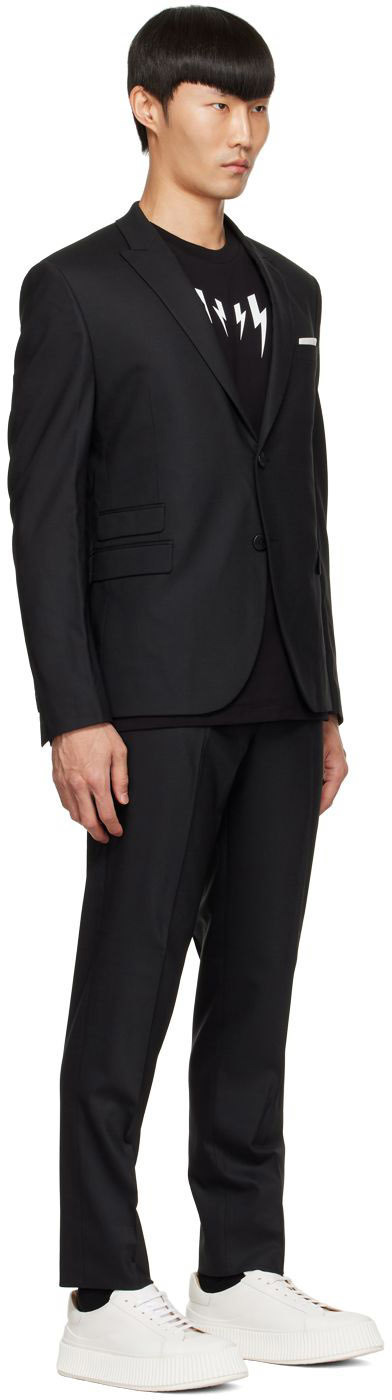 Neil Barrett - タキシード ジャケット Neil Barrett Black Polyester Suit Neil Barrett
