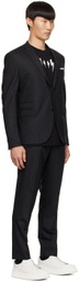 Neil Barrett Black Polyester Suit