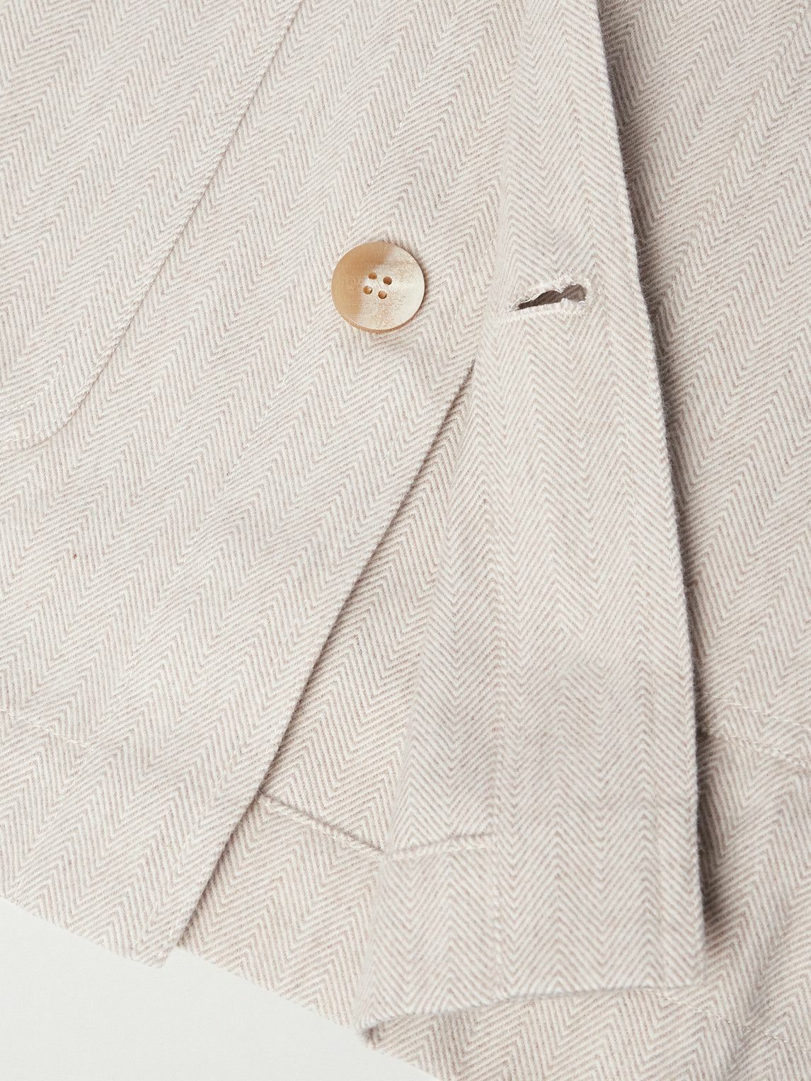 Frescobol Carioca - Belford Cotton and Cashmere-Blend Jacket - Neutrals