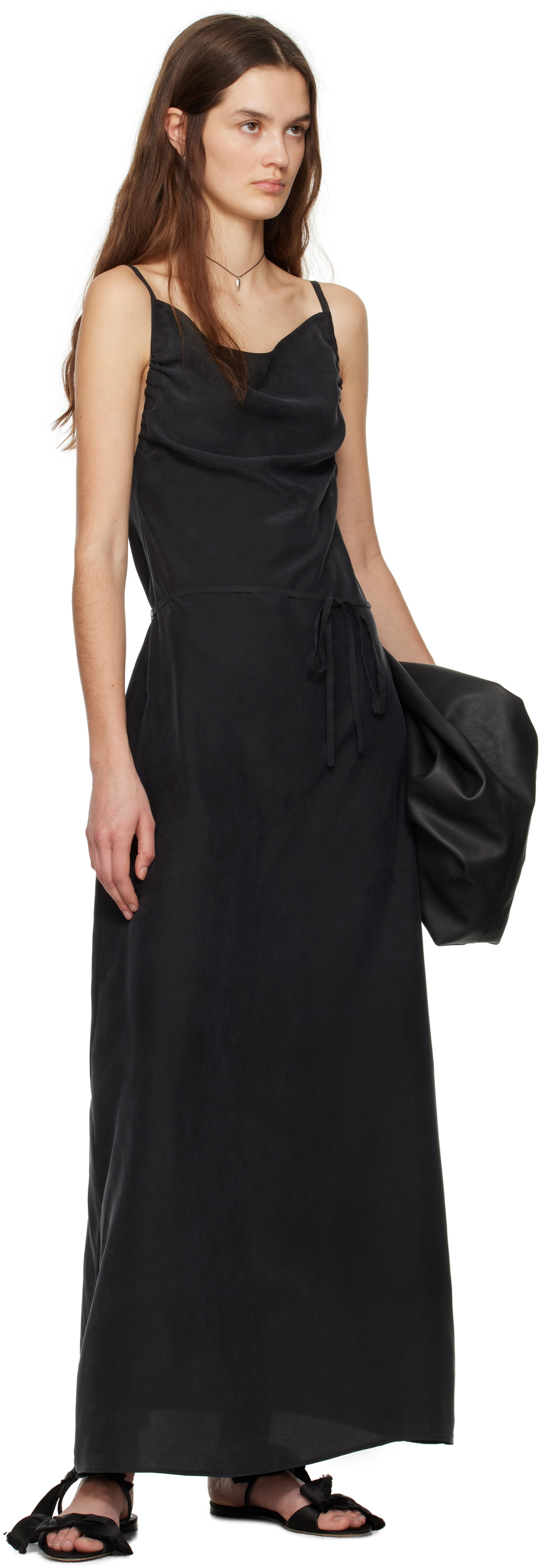 Ruohan Black Syros Maxi Dress