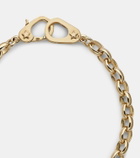 Foundrae Heart Love Medium 18kt gold chain bracelet with diamonds