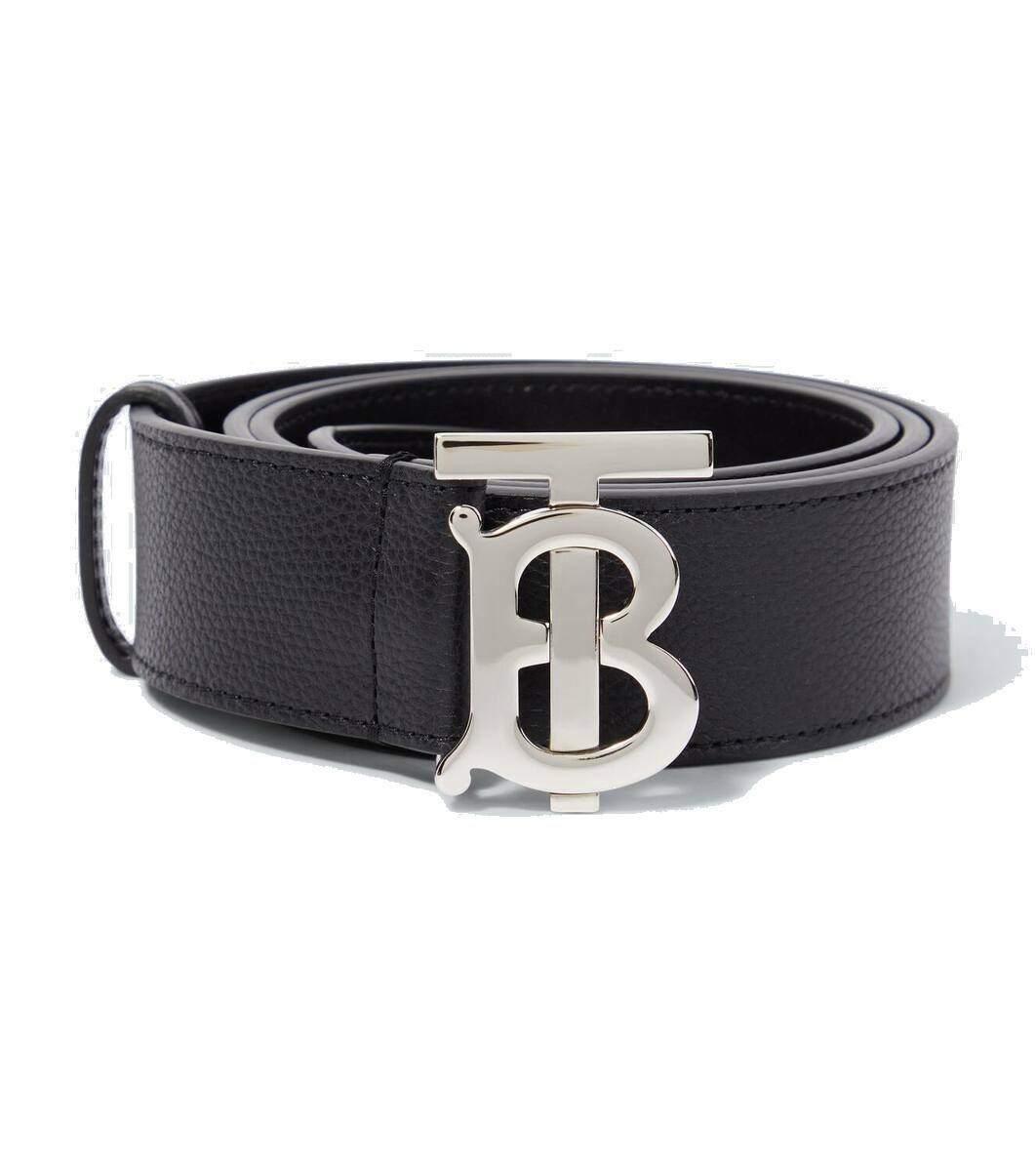 Photo: Burberry TB Monogram leather belt