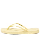 Sleepers Tapered Signature Flip Flop in Mellow Yellow