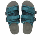 Suicoke Men's Moto-Cab-PT06 Sneakers in D.Teal/Grey