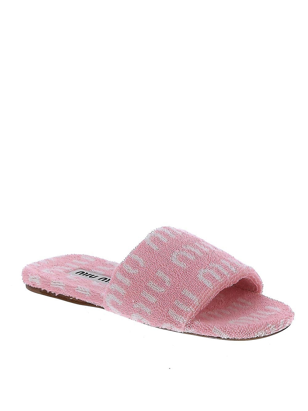 Miu Miu Logo Sandals Miu Miu