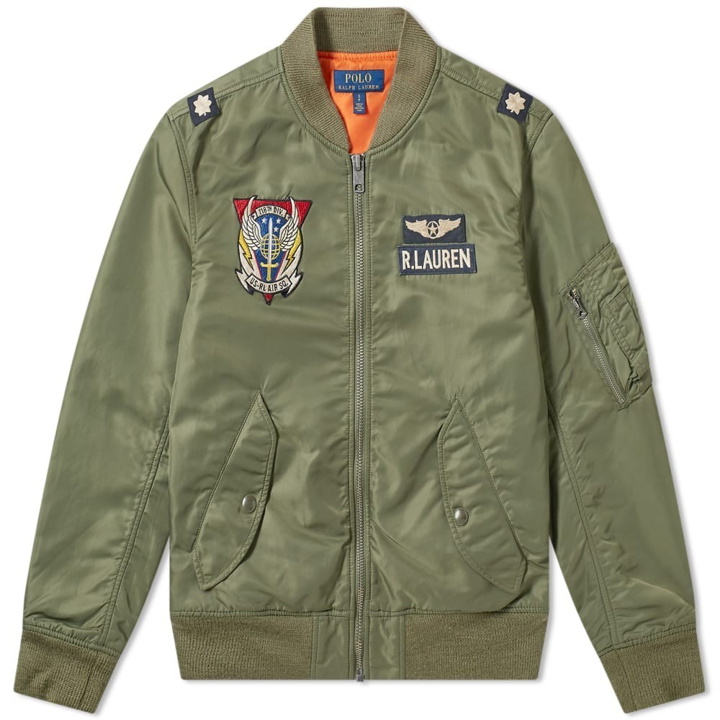 Photo: Polo Ralph Lauren MA-1 Patch Bomber Jacket