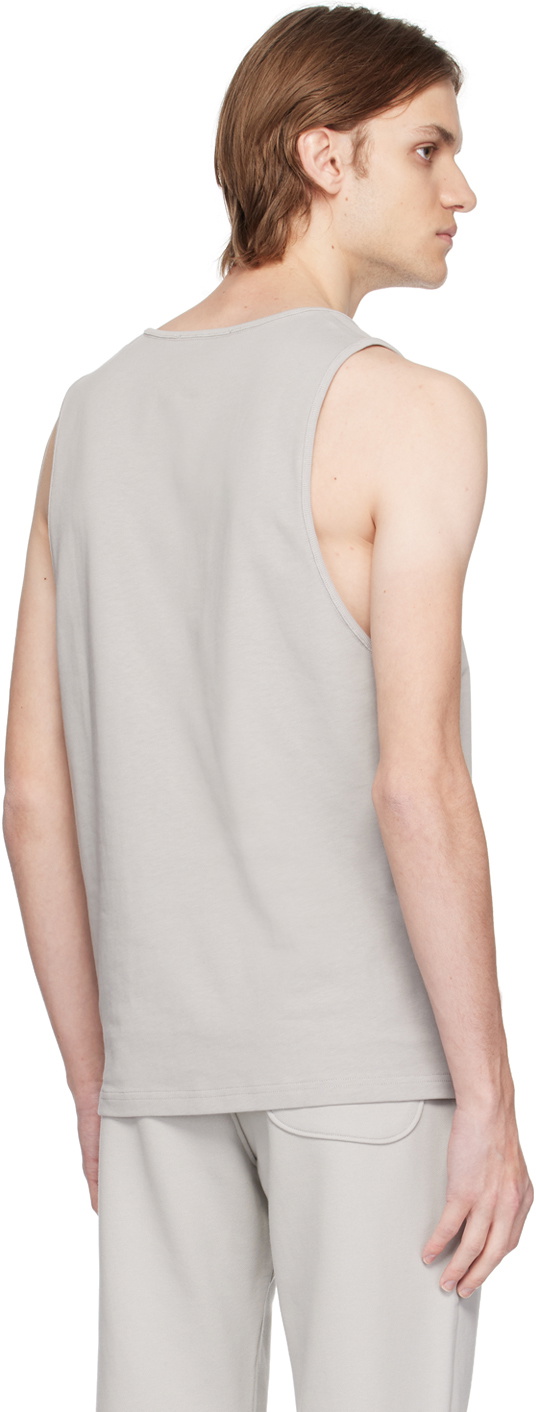 Moschino Gray Printed Tank Top