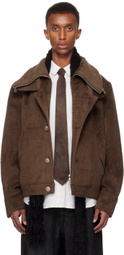NULLUS Brown Multi-Form Aero Collar Jacket