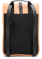 Rains Mini Rubberised Backpack - Peach - One Size