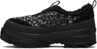 Diemme Black & White Badia Basso Shearling Sneakers
