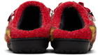 Toga Virilis Red SUBU Edition Knit Slipper Loafers