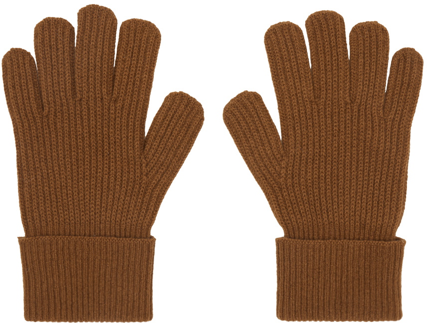 ZEGNA Tan Oasi Cashmere Gloves