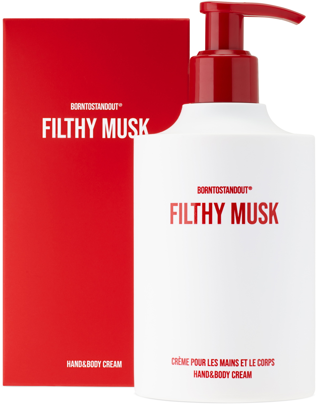 BORNTOSTANDOUT Filthy Musk Hand & Body Cream, 350 mL