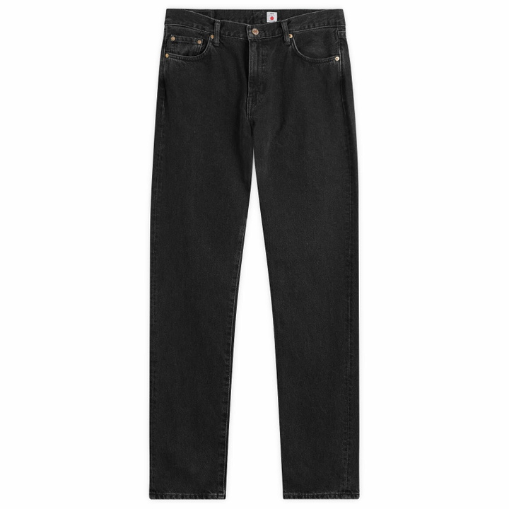 Photo: Edwin Men's Regular Tapered Denim Jeans in Black