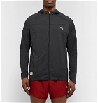 Tracksmith - Waite Water-Repellent Stretch-Shell Hooded Jacket - Black