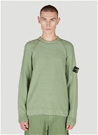 Stone Island - Compass Patch Sweater in Green