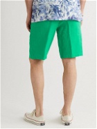 120% - Straight-Leg Linen Bermuda Shorts - Green