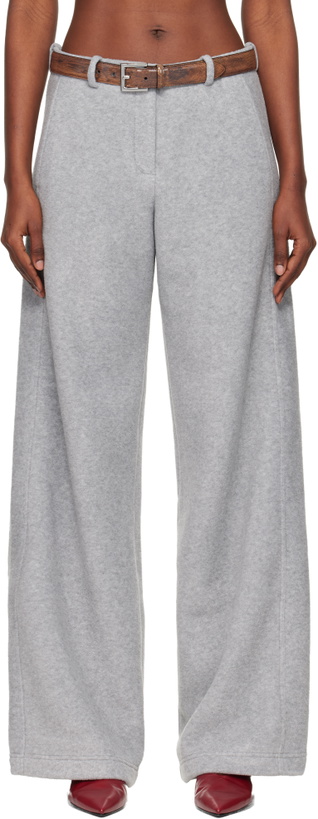 Photo: Julie Kegels Gray Fleece Trousers