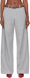 Julie Kegels Gray Fleece Trousers