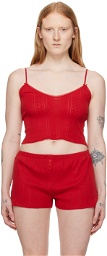 Cou Cou Red 'The Cami' Tank Top
