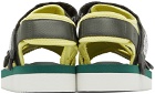 Suicoke Green KISEE-V Sandals
