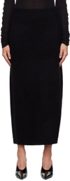 Birrot Black H Midi Skirt
