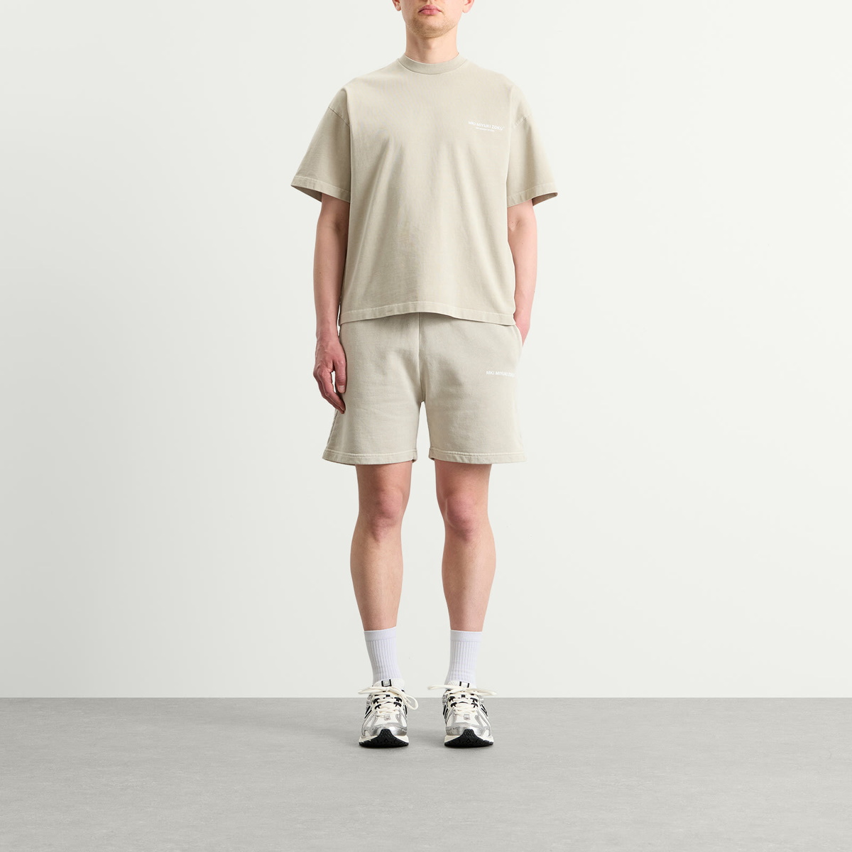 MKI Men's Design Studio T-Shirt in Pigment Cement