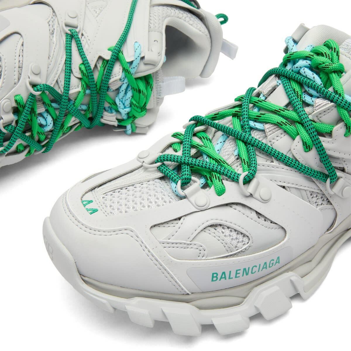 Balenciaga Track White Green Lace-Up Sneakers US 7 Mens LS(350213) Balenciaga Men main image 4