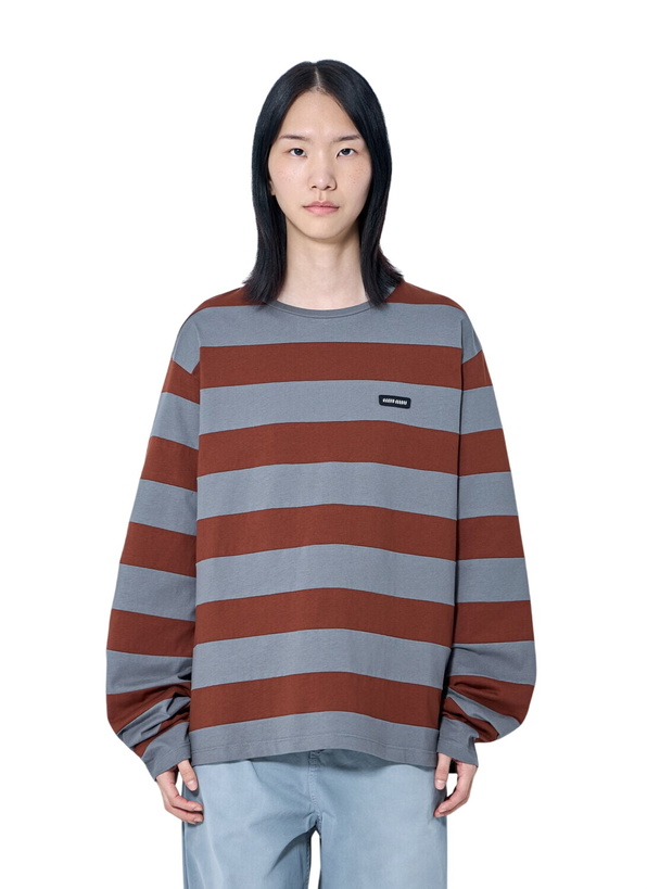 Photo: Miu Miu Striped Jersey T-Shirt