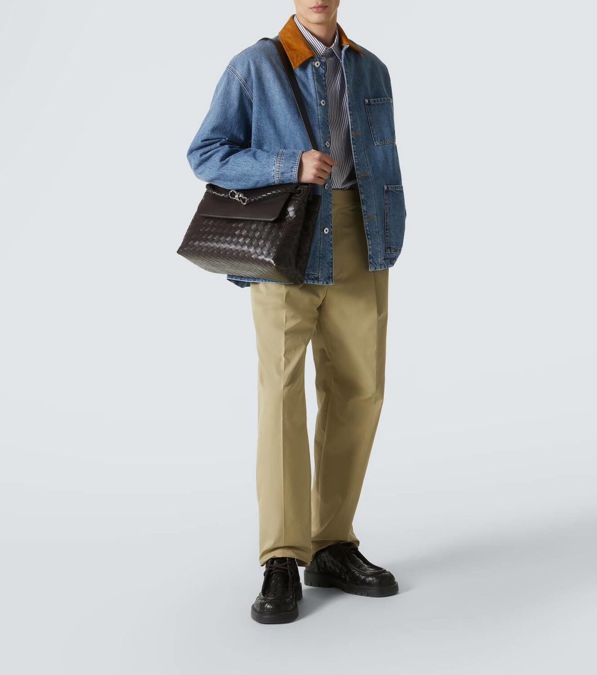 Bottega Veneta Andiamo Medium leather messenger bag Bottega